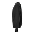thumbnail image 6 of Hanes Unisex Perfect Crewneck Sweatshirt, Soft Pullover Fleece, Black, S, 6 of 7
