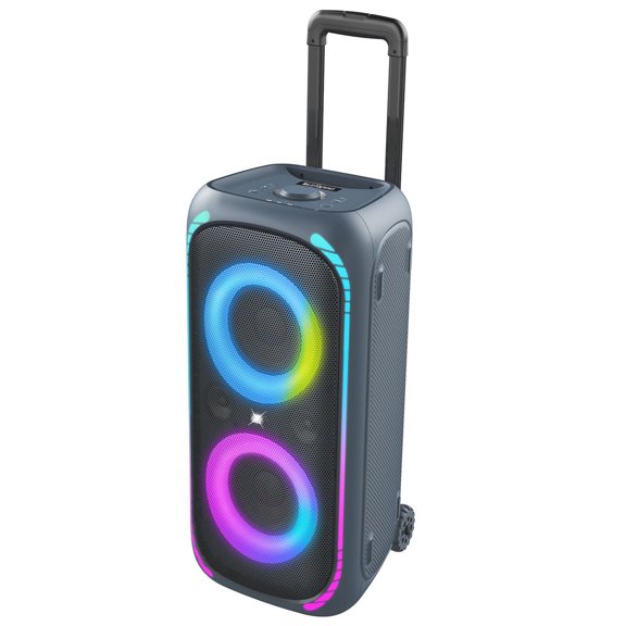 onn. Bluetooth Wireless Party Speaker with Multicolour LED Lighting