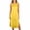 A Yellow, variant on Plus Size Dress Womens Summer Casual Dresses Sleeveless Women’S Fashion Solid-Color Round Neck Sleeveless Pocket Long Sleepshirts Black L
