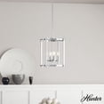 thumbnail image 4 of Hunter Fans 16" Astwood 4-Light Ceiling Light Polished Nickel Finish, 4 of 12
