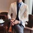 thumbnail image 1 of Traje casual de primavera para hombre, traje de negocios informal urbano, traje de pana superior duradero, chaqueta para hombre, 1 of 5