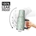 thumbnail image 3 of 40oz Pioneer Flower Floral Print Pattern Insulated Tumbler with Handle, BPA-Free Leak Proof Lid and Straws, Double Wall Vacuum, Hot 12h/Cold 34h, 3 of 6