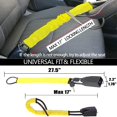 thumbnail image 2 of Steering Wheel Lock Seat Belt Lock, Universal Steering Wheel Locks for Car Anti Theft Device, Anti Theft Car Device Fit Most Cars Vehicle SUV Golf Cart (Yellow), 2 of 5