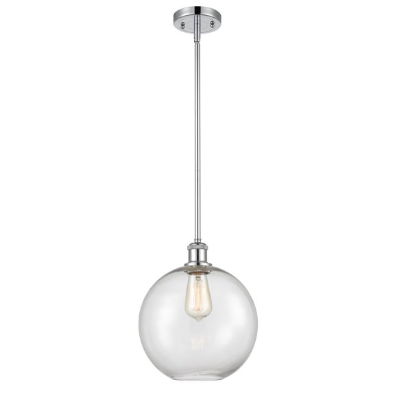 Innovations 516-1S-PC-G122-10-LED Large Athens 1 Light Pendant part of the Ballston Collection, Polished Chrome