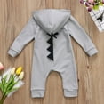 Dinosaur Newborn Infant Baby Boy Girl Zipper Romper Bodysuit Jumpsuit