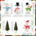 thumbnail image 2 of Christmas Mini Decorations DIY Snowman & Tree 8-Piece Holiday Craft Kit, 2 of 8