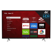 TCL 43" 4K Ultra HDR Roku Smart LED TV 3 HDMI/1 USB Ports 43S405 - Refurbished