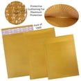thumbnail image 2 of UOFFICE 1000 Kraft Bubble Mailers 6x10" - #0 Self-Seal Padded Envelopes, 2 of 10