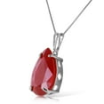 thumbnail image 2 of Galaxy Gold 14K White Gold 5 Carat Ruby Pendant Necklace - July Birthstone - Passion & Protection - 16" to 24" - Fine Jewelry for Women, 2 of 3