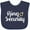 Navy Blue, variant on Inktastic Ringbearer Ring Security White Text Boys or Girls Baby Bib