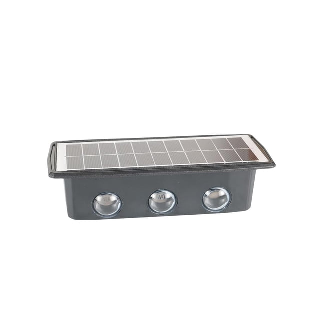 Toystoory Luz de pared de paisaje solar, lámpara impermeable, lavadora creativa, Sensor de foco, decoración fuerte para patio, inteligente Iluminación y accesorios 6LED Toystoory HA073237-02