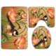 thumbnail image 1 of Juego de alfombras de baño ABPHQTO Amapolas de aves 3 piezas Cont-CHAPPLE-18602, 1 of 2