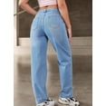 thumbnail image 6 of aPAY Jeans for Women Long Denim High Waisted Pants  Retro Classic Multi Button Closure  Regular Size, 6 of 6