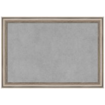 Amanti Art Salon Scoop Pewter Framed Magnetic Board 20 x 14 in.