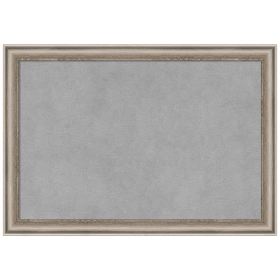 Amanti Art Salon Scoop Pewter Framed Magnetic Board 20 x 14 in.