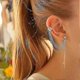 thumbnail image 2 of 7 Pairs Non Pierced Ears Fake Cartilage Cuff Earrings Set Dainty Helix Earrings Stud For Women, 2 of 4