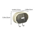 thumbnail image 3 of Nkmbld Bar Soap Holder Dish with Lid, Quality Soap Tray Shatterproof Soap Container for Camping, Gym, Bathroom,Kitchen,Dormitory,Hotel, White, 3 of 8