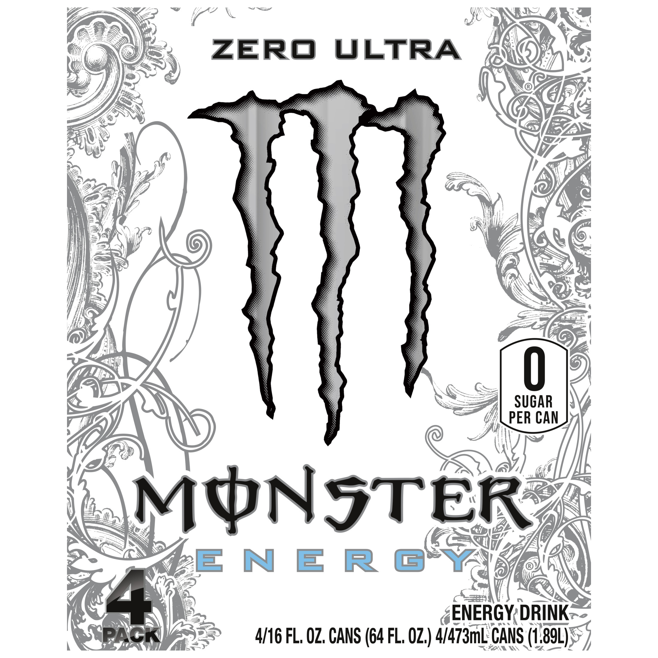 Buy Monster Energy Zero Ultra Sugar Free Energy Drink 16 Fl Oz 4