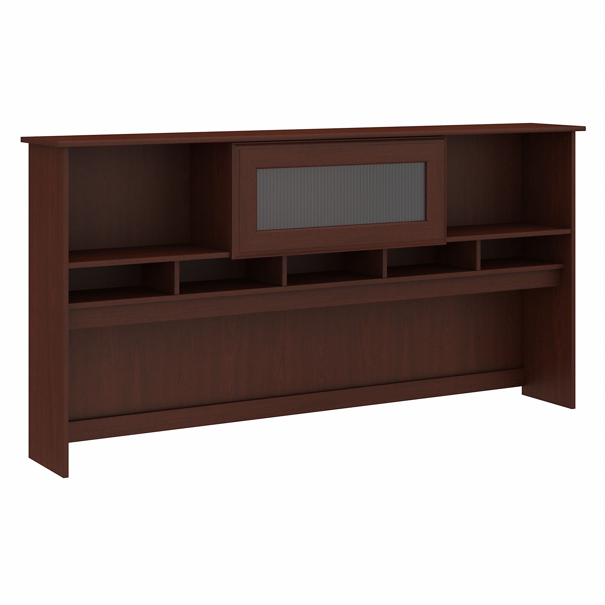 Bush Furniture Cabot Hutch for 72W Computer Desk in Harvest Cherry