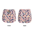 thumbnail image 5 of Lsque Abstract Leopard Print Printed Women's Running Shorts with Liner Pockets,Elastic Quick Dry Workout Athletic Gym Yoga Shorts,Womens High Waist Shorts-Large, 5 of 9
