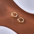 thumbnail image 6 of Solid 925 Sterling Silver Star Hoop Earrings for Women Teens Star Huggie Earrings Cartilage Hoops, 6 of 14