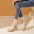 thumbnail image 3 of Xucatan Closed Toe Wedge Sandals for Women, Espadrille Platform Slippers with Breathable Canvas Upper, Non Slip Rubber Outsole Casual Summer Shoes, Versatile Plus Size Design for Spring Daily Gift, 3 of 8