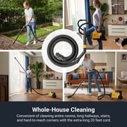Eureka Mighty Mite Lightweight Canister Vacuum Cleaner, 12 Amp Motor, 360° Swivel Hose, 20 ft Cord, 3670G