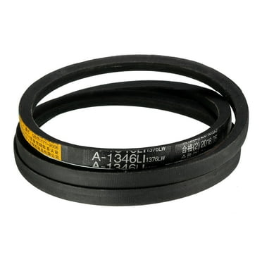 Uxcell A-53 V Belt Machine Transmission Rubber, Black Replacement Drive Belt
