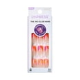 thumbnail image 1 of Kiss Impress Sans Colle Manucure 30 Pcs Ongles à Presser Moyen Design Coffin Ongles Imprimé Fleurs Rouges et Roses Simple à Peler et Presser Application Facile Retrait Sans Tracas Outils Essentiels Inclus, 1 of 1