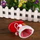 thumbnail image 4 of Botas De Navidad Botas De Navidad Decoración del árbol de Navidad adornos botas de Navidad flocado rojo bolsas de dulces, 4 of 7