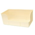 thumbnail image 3 of Bunblic Pet Rabbit Litter Box Bedpan Grid Litter Pan for Hamster Small Animals Bunny Beige, 3 of 8