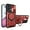 Red, variant on Case for Moto G55 5G,Military Grade Flashing [Built-in Kickstand] Magnetic Rotate Ring Holder Heavy Duty TPU PC Shockproof Protect Phone Case for Motorola Moto G55 5G (Purple)