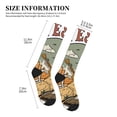 thumbnail image 5 of Bixox Skeleton Cowboy And Guitar Print Compression Socks,Compression Socks Women & Men Circulation for Medical,Running,Athletic, 5 of 7
