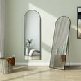 thumbnail image 3 of CONCETTA 64"x21" Arched Full Length Mirror, Full Body Standing Mirror Floor Mirrors, Black, 3 of 12