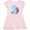 Ballerina Pink, variant on Inktastic Second Birthday Mermaid Girls Toddler Dress