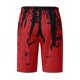 thumbnail image 5 of WILLBEST Pantalones Cortos Deportivos de Verano para Hombre, con Estampado, Informales, Elásticos, de Cintura Media y Cordón Ajustable, con Bolsillos, 5 of 6