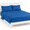 Denim Blue-King, variant on Royal Blue Full Size 4-Piece Celestial Space Astrology Star Galaxy Bed Sheet Set