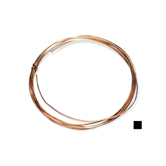 Alambre relleno de oro rosa 14/20 calibre 21 (cuadrado) Alambre relleno de oro rosa de 14 quilates suave muerto Hecho en EE. UU. - 5 pies por CRAFT WIRE