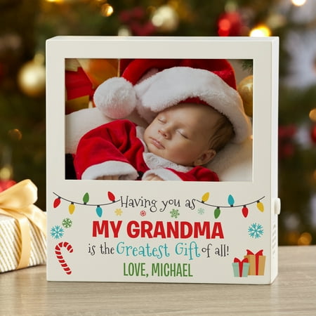 Personalized Greatest Gift Recordable Christmas Frame