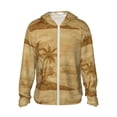 thumbnail image 2 of Lsque Retro Palm Tree UPF 50+ Lightweight Sun Protection Men's Women's Long Sleeve Shirt, Hoodie Performance -Large, 2 of 9
