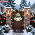 thumbnail image 4 of Elegant Metal Hanging Christmas Tree Wind Spinner - Festive Ornaments & Layered Design for Yard & Garden Decor, 4 of 7