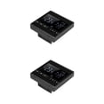 thumbnail image 4 of Controlador de calefacción de suelo eléctrico de fácil instalación con bloqueo de teclado termostato de pantalla táctil LCD MH-1823D Negro Kenally, 4 of 6