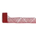 thumbnail image 3 of Holiday Time 6 inch x 20 feet  Net  Ribbon, Red, 3 of 4