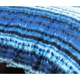 thumbnail image 4 of Shibori Stripe-Recycled Plastic/Sustainable Cotton Queen Duvet Cover Set Including 2 Shams.Made in Green by Oeko-Tex., 4 of 7