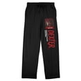 thumbnail image 6 of Dexter America's Favorite Serial Killer Tonight's the Night Men's Black Sleep Pants-S, 6 of 7
