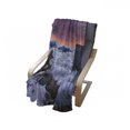 thumbnail image 4 of Nature Soft Flannel Fleece Blanket, Winter Landscape in the Mountains Sunset Majestic Scenes from the World Photo, Cozy Plush for Indoor and Outdoor Use, 60" x 80", White Brown Mauve, by Ambesonne, 4 of 6