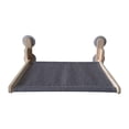 thumbnail image 1 of Asiento tipo hamaca para gatos con reposabrazos para ventana, estantes para gatos, hamaca para gatos para descansar en la ventana y tomar el sol Color de la madera, 1 of 9