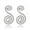 music white, variant on Boho Rhinestone Statement Drop Earrings for Women Shiny Exaggerated Oversized Cute Fun Dangle Earrings Sparkling Large Fashion Jewelry for Women(ER1225-Lollipop AB Mix)