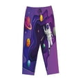 thumbnail image 4 of Junzan Astronaut Women'S Pajama Pants Drawstring Comfy Sleep Bottoms With Pockets, 4 of 9