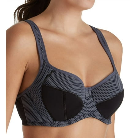 Women's Pour Moi 97000 Energy Underwire Full Cup Sports (Best Sports Bra For H Cup)